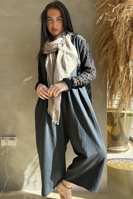 Marlowe Stretch Lace Top Black